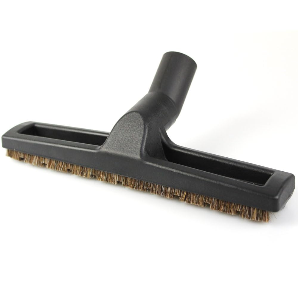 MM Trading Premium Vacuum Cleaner Hard floor nozzle suitable for Panasonic, Parkside, Philips | with gentle horsehair brushes and swivel joint | Diameter: 32mm | Accessories