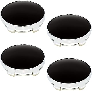 [ネグエス] ホイールセンターキャップ 60mm ボア径56mm 4個 汎用品 全16色 シルバー/ブラック