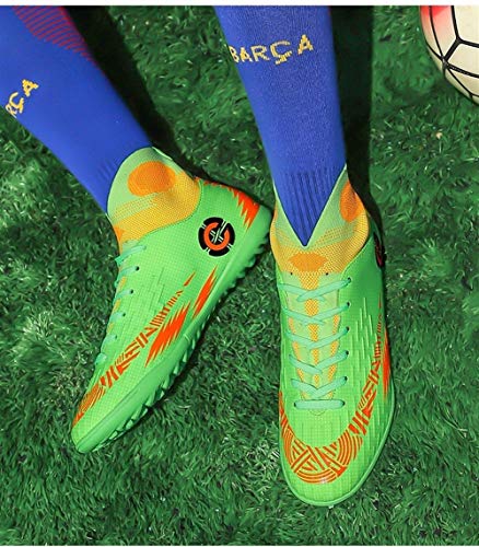 Mannen big Kids voetbalschoenen, Professional FG/TF Tiener Soccer Atletiek Training Schoenen Indoor Outdoor Sports Sneakers for Unisex Training Sports Spike spalk Schoenen - Image 4