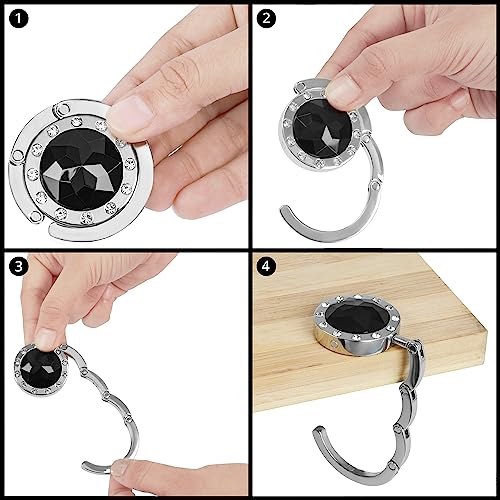 Kurtzy 6 Pezzi Appendi Borsa da Tavolo Portatile