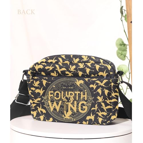 MAOFAED Literary Theme Crossbody Bag, Fantasy Reader Gift, Book Dragon Gift4