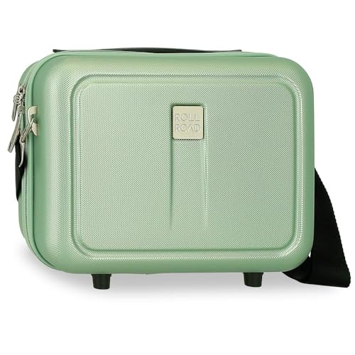 Trousse de toilette Roll Road Cambodge verte pour voyage et organisation