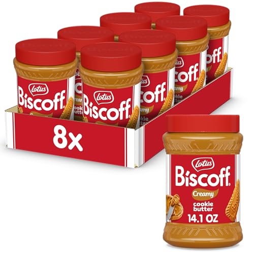 Lotus Biscoff, Cookie Butter Spread, Creamy, non GMO + Vegan,