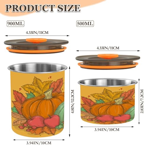 Envase de Café Hermético de Acero Inoxidable 17oz miniatura 2