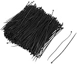 URBEST Zip Ties Cable Ties Straps, 1000 Pcs Self Locking Wire Cable Zip, Tie Fasten Wrap 6 Inch Nylon Zip Tie (Black)