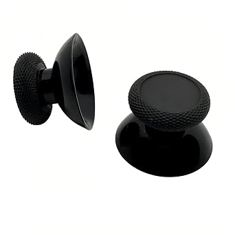 2 Pack Black Thumbsticks Replacement Kit for Meta Quest 3/Quest 3S/Quest 2/Quest Pro Controller, ToneBar Repair Buttons VR Accessories, Includes Pry Tool