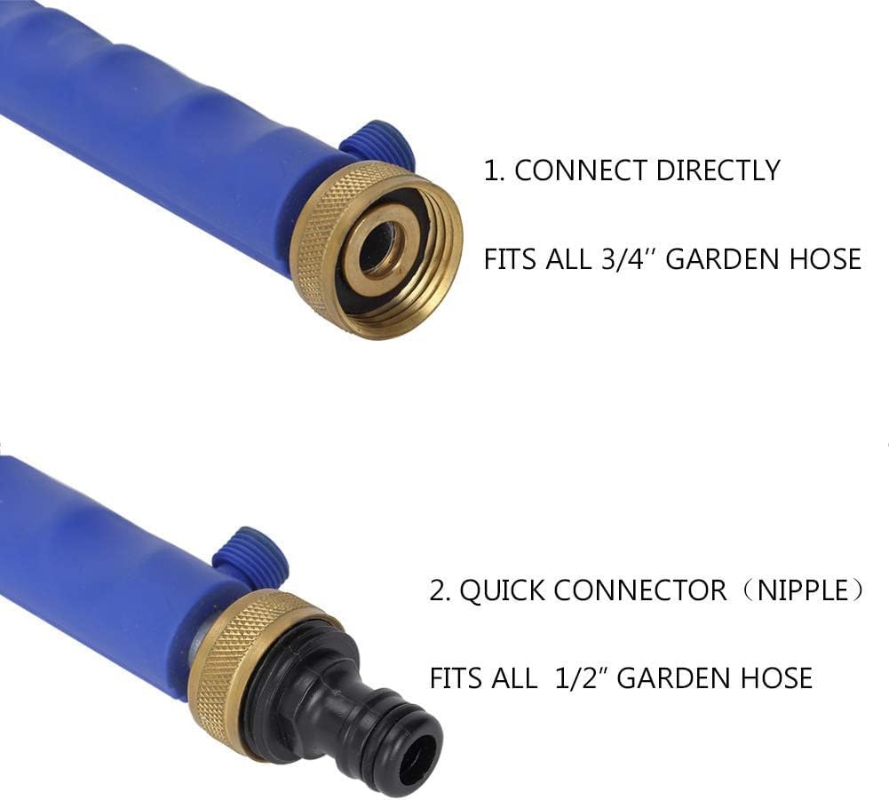 Jetsono.com Pressure Washer, Jet Nozzle for Garden Hose, High Pressure Hose Nozzle Power Washer Wand, 2 in 1 Portable Pressure Washer Tools with 2 Nozzles & Hose Quick Connectors (11)