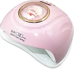 Cabine Estufa SUN S8 PRO LED UV 268W Unha Gel Acrigel Top Coat 57 LEDs Profissional Bivolt