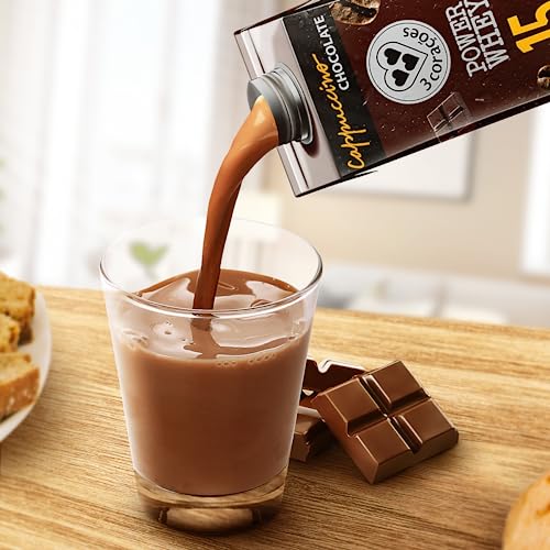 Bebida 3 Corações Cappuccino Power Whey Chocolate 250ml