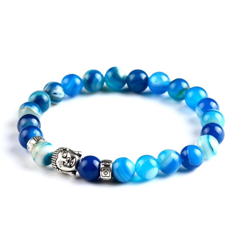 Hot And Bold Reiki Feng-Shui Crystal Natural Semi Precious Gem Stone Beads Hand Bracelet. Unique Birthday Gift for Men, Women, Boys & Girls.