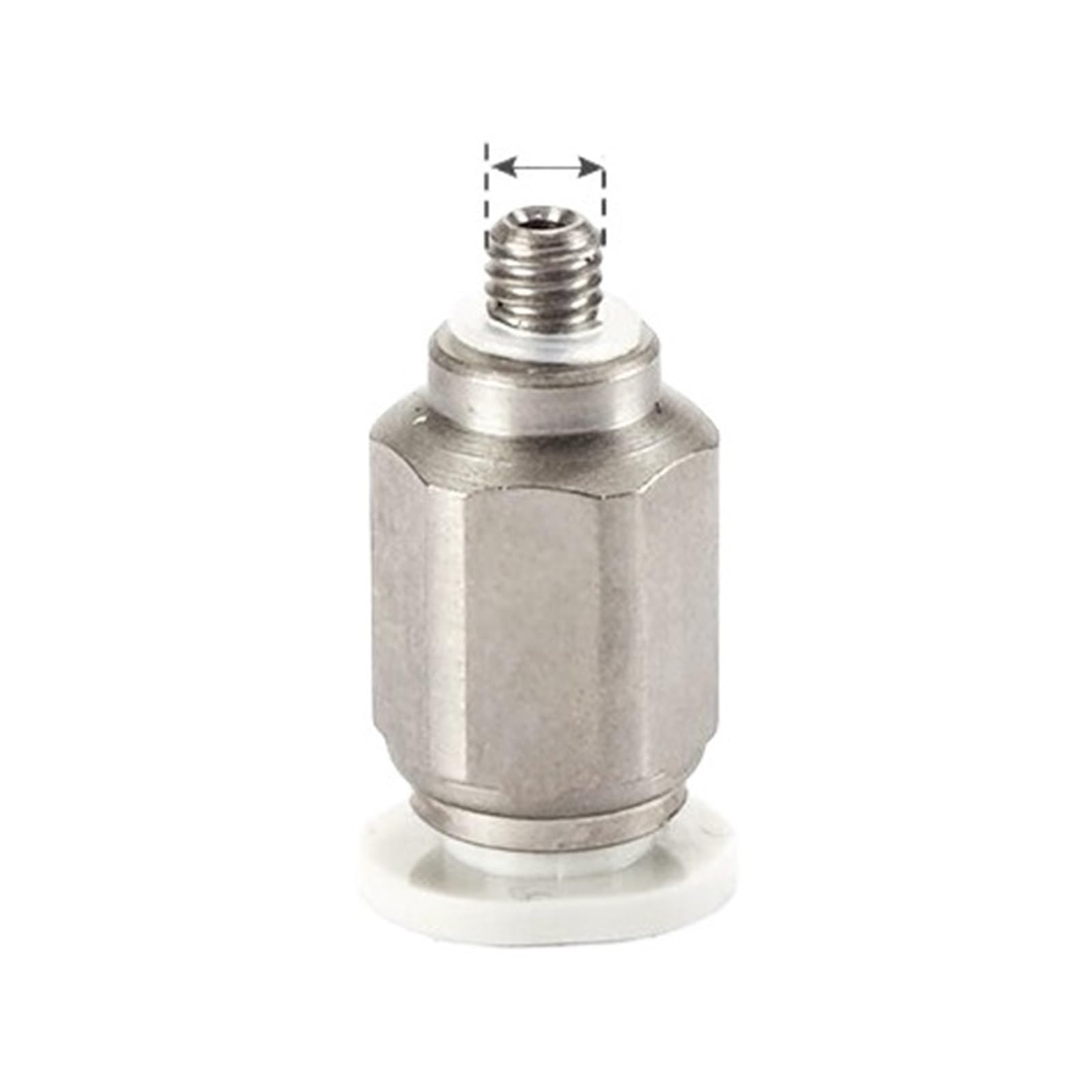 Miniconector PC4M3-M para eliminar atascos de filamento y holguras en extrusores
