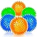 6Pcs Palle cigolanti per cani, palline da pesca, giocattoli con palline sonore in TPR per cuccioli, giocattolo per cani con palla rimbalzante alta, giocattoli da masticare giocattoli per la dentizione
