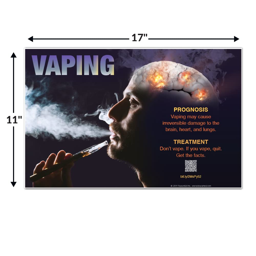 elfbar nachfüll pod läuft aus Amazon.com: ToucanEd Vaping Prognosis and Treatment Poster - e-cigarettes  risks – get vaping facts - vaping risks poster – schools – clinics - anti- vaping campaigns