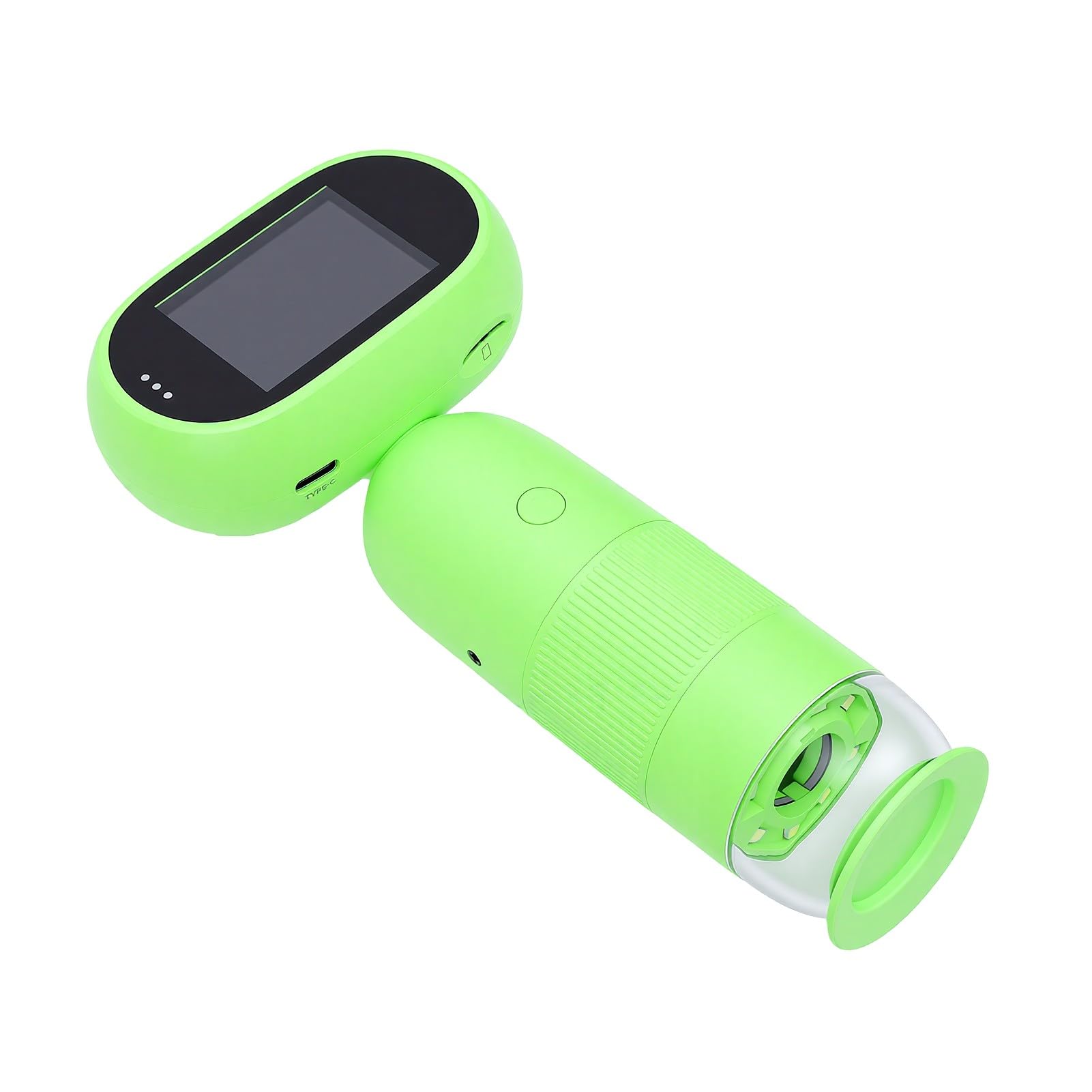 Sxhlseller Mini Microscopio Giocattolo per Bambini con Schermo da 2 Pollici, 8 Luci LED Regolabili, Kit Microscopio Digitale HD 1080P per Esplorazione Scientifica dei Bambini, Educativo Portatile