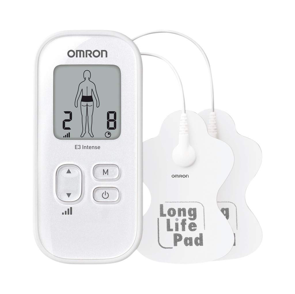 OMRON E3 Intense – tragbares Schmerztherapiegerät & Gel-Pads HV-PAD-3E für OMRON HeatTens