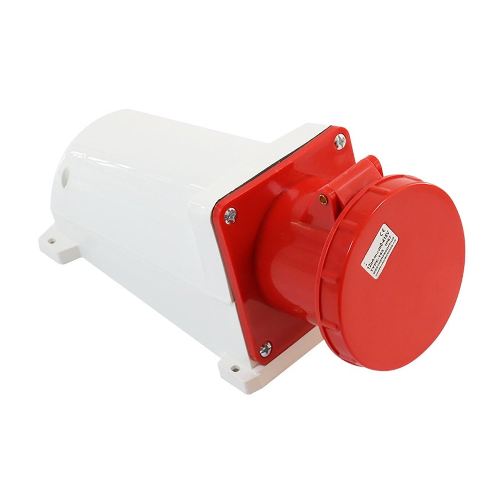 MUYTQAERG Industrial Exposed Three-Phase Four-Wire Socket 5-Hole 125A Aviation Waterproof IP44 ZQ-145