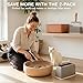 Cat Litter Scoop, Metal Litter Scooper – 5X Faster No-Shake Sifting Design, Stainless Steel Litter Scoop with Holder, Reduces Dust & Waste – Sprinkle & Sweep