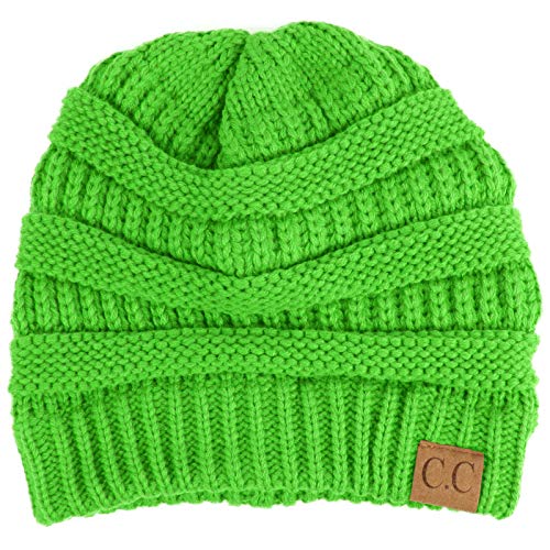 Image of Hatsandscarf CC Exclusives Solid Color Beanie Tail Hat for Adult (MB-20A)