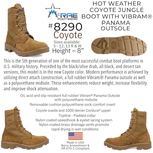 Image of MCRAE Legacy Combat Boot with Panama Sole
