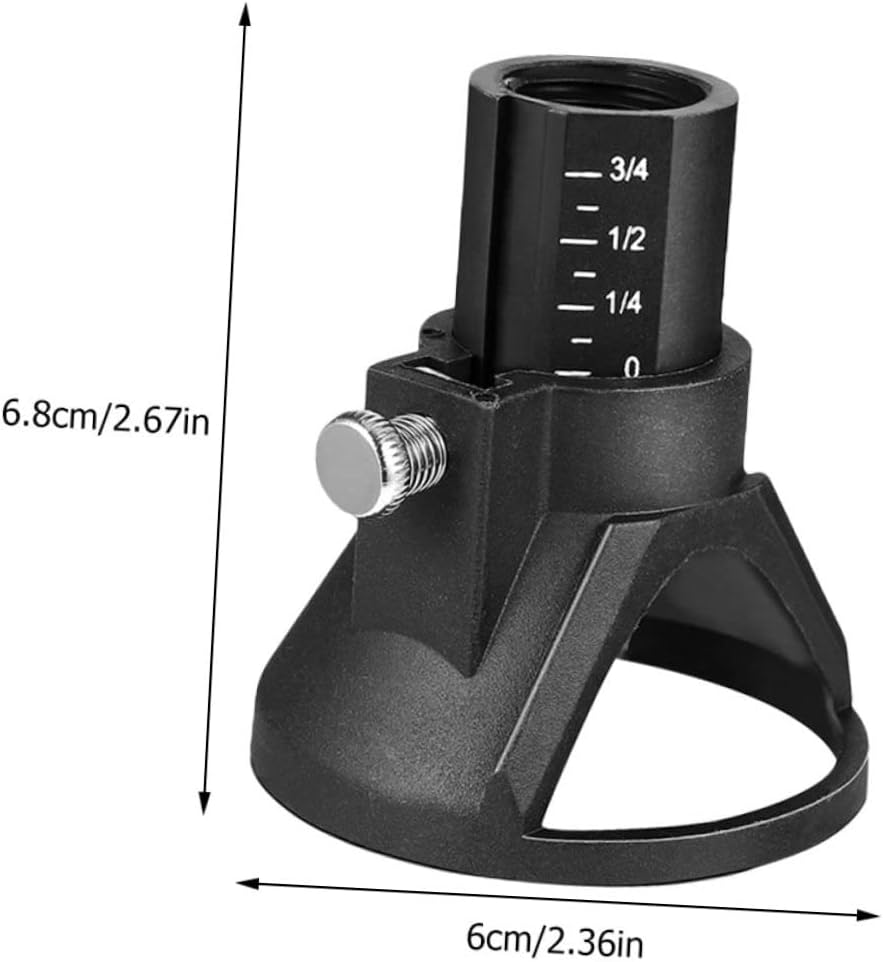 ARTIBETTER 4pcs High- Angle Grinder Grinding Positioner Electric Rotary Carving Tool for Polishing Grinding Guide Attachment