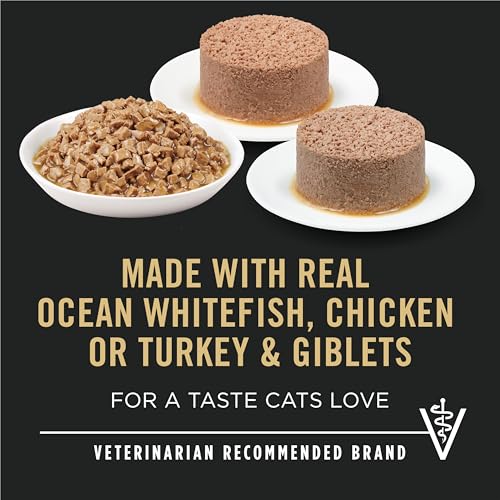Purina Pro Plan Urinary Cat Food Wet Variety Pack Urinary Tract Health Ocean Whitefish,Chicken,Turkey and Giblets - 3 oz. Cans,(Pack of 48) - image 6
