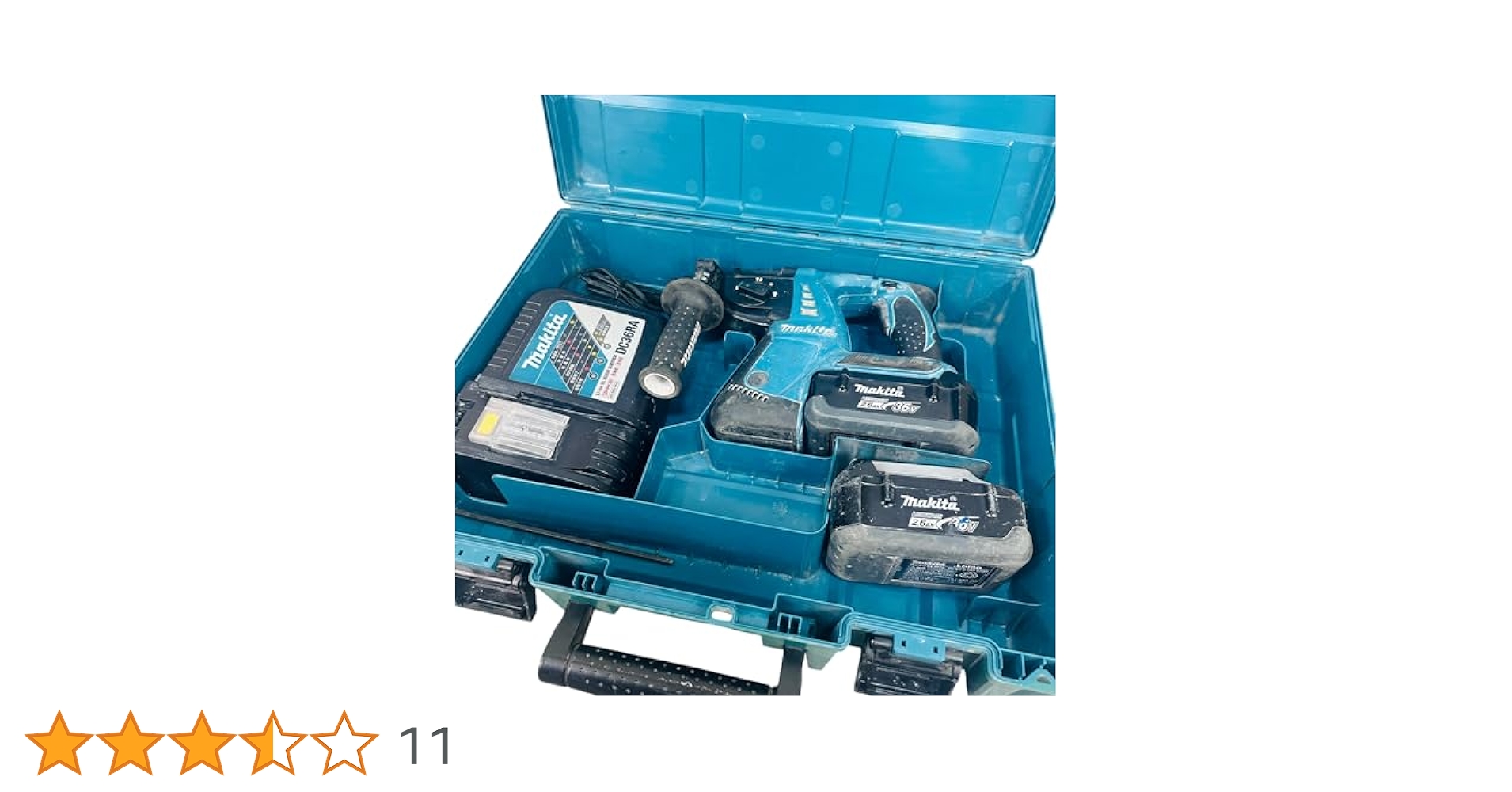Amazon | マキタ 充電式ハンマドリル36V 26mm SDS+ バッテリ