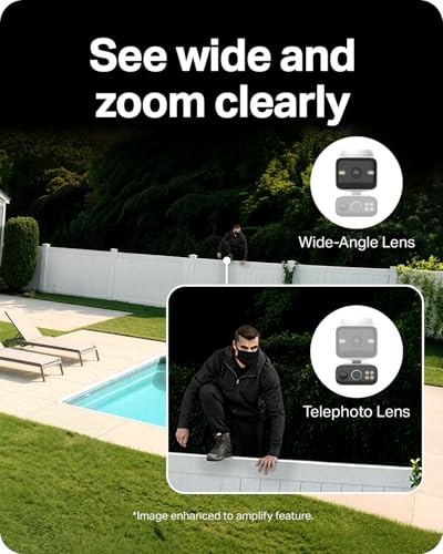 Image of Tapo 2K Dual Lens Pan /Tilt Security Battery Camera Wireless w /Solar Panel, 165 Wide-Angle + 6mm Telephoto, Free Person /Vehicle Detection, 360 Pan, SD /Cloud Storage, Works w /Alexa & Google, C645D KIT