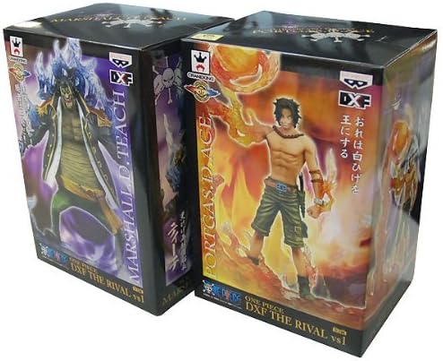 One Piece DXF THE RIVAL vs 1 ace, Teach all set of 2 (japan import)