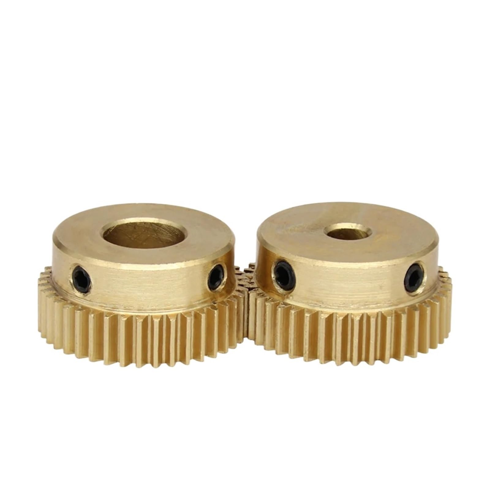 Bevel Gear Pinion Hardware Mechanical Spur Gear 0.5M-40T Bore 4/5/6/6.35/7/8mm Copper Brass Worm Gear Teeth Height 5 mm(6.35 mm)