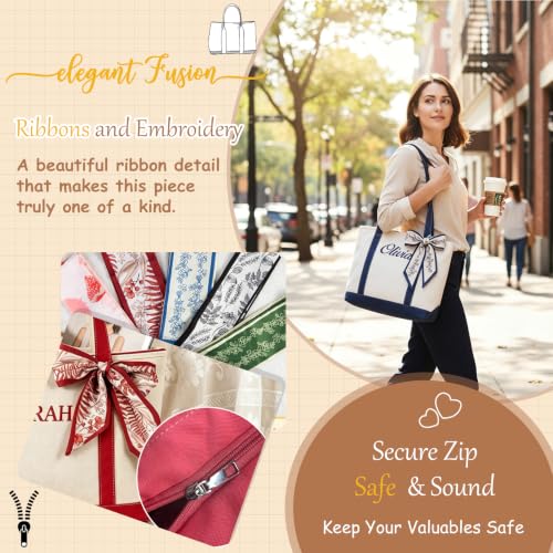 Bolso Tote de Lona Personalizado con Cinta y Bordado miniatura 5