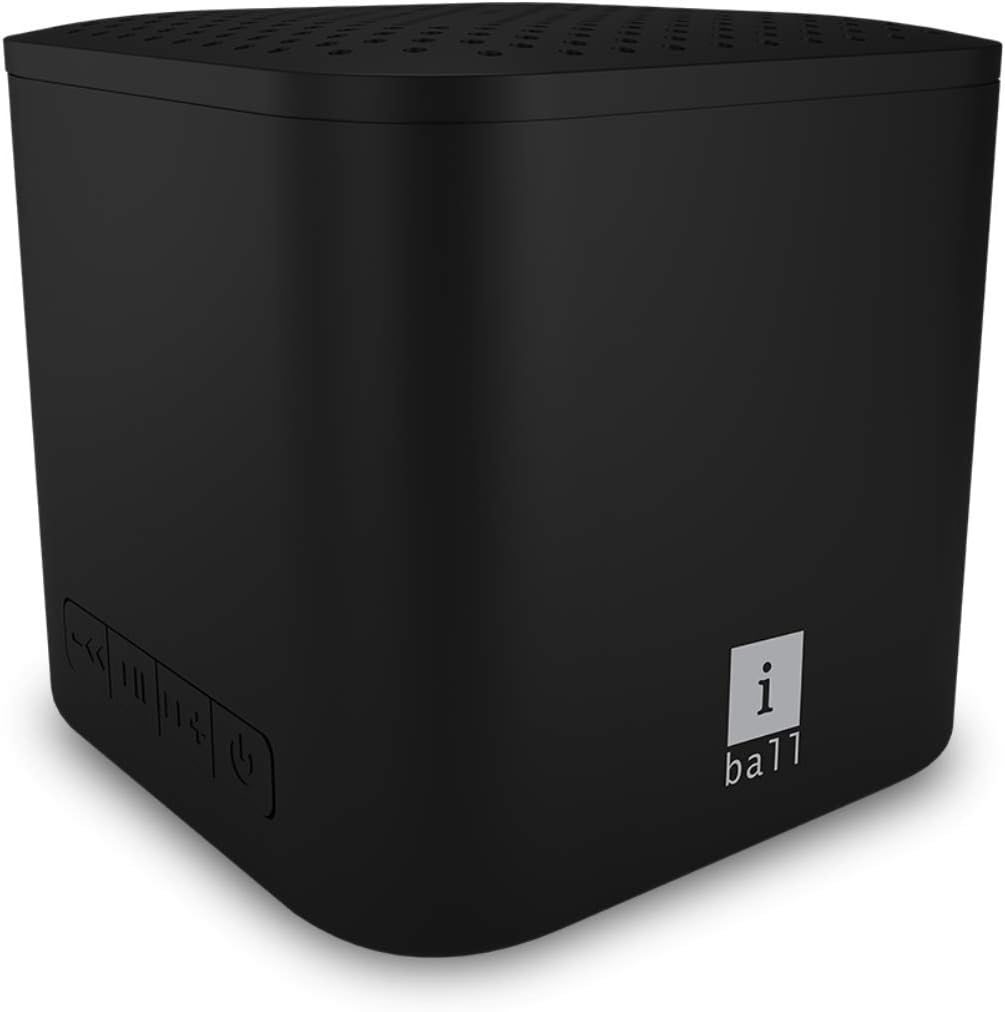 iBall Musi Play A1 Wireless Ultra-Portable Bluetooth Speakers with FM | Micro SD Card Slot & Built-in Mic (Midnight Black)