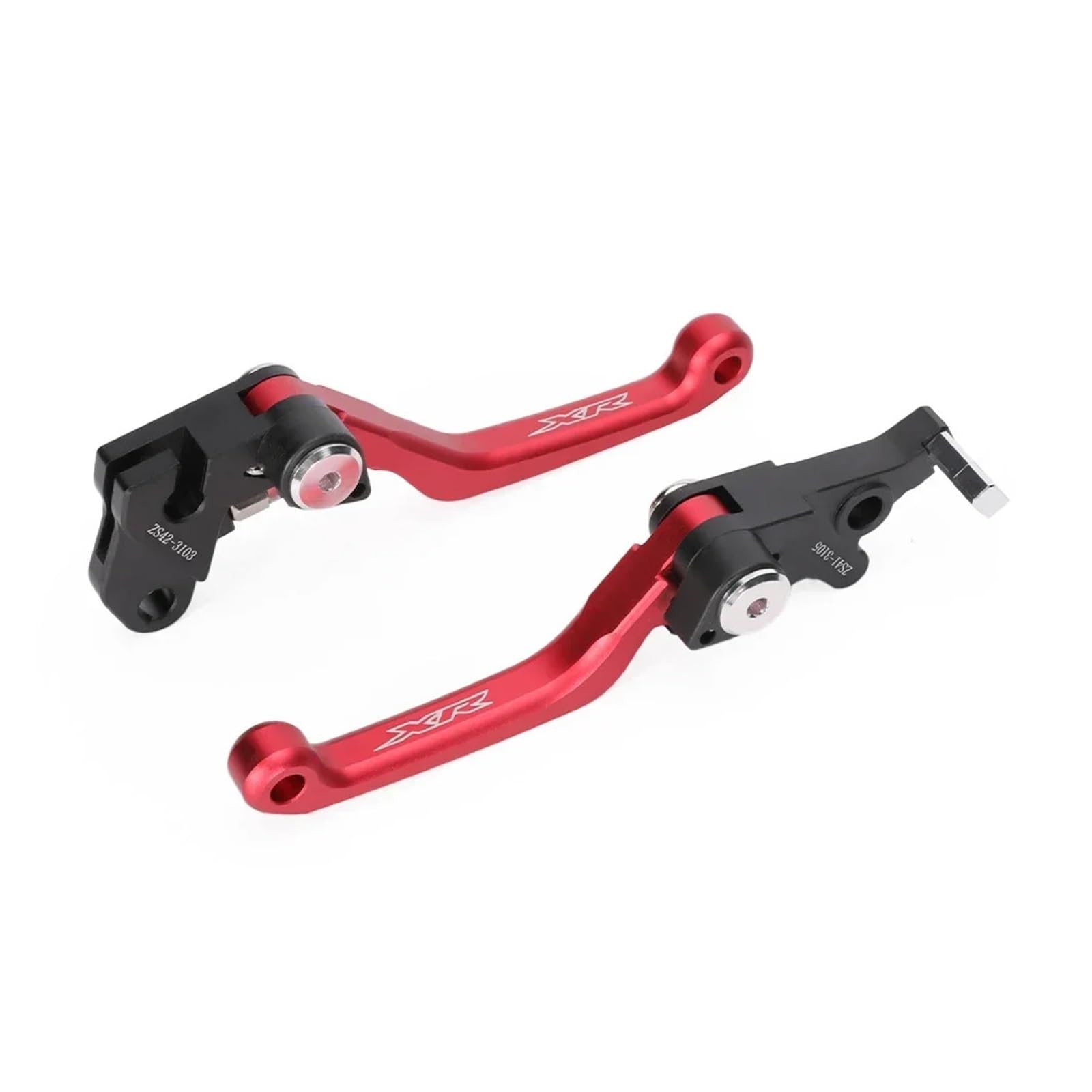 Freno Motocicleta Manija Palanca De Freno Embrague Pivotante para XR 150L 650L XR150L XR650L 150 650 L Accesorios Motocicleta Manijas Control(Red)