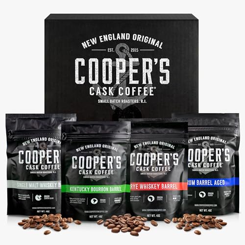 Bourbon & Whiskey Barrel Aged Coffee Box Set