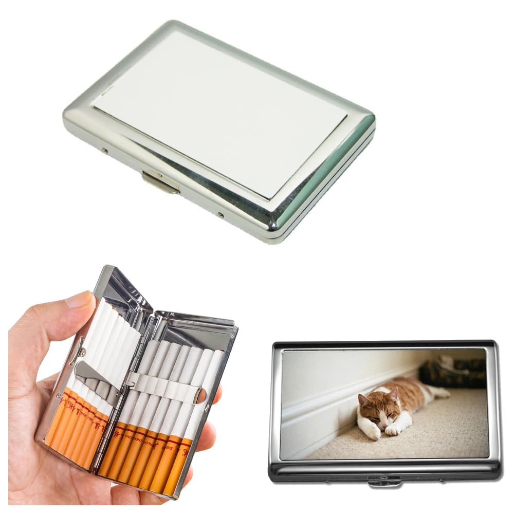 duct tape cigarette case Amazon.com: 10 pcs Sublimation Blank Metal Cigarette Case with 2 Aluminium  Parts for DIY Heat Transfer Print Portable Double Sided Spring Clip Holder  for 14pcs Regular Cigarettes for Men and Women :