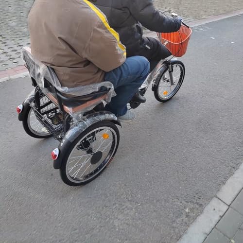 Triciclo plegable 20 pulgadas con asiento trasero miniatura 3