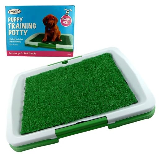 Interior Casa Perro – Orinal – Alfombrilla de entrenamiento de inodoro inodoro de bandeja – perfecto para interior Potty Training – 3 capas – Alfombrilla para – una y otra vez reutilizable ingenioso y bandeja sistema de Capacitación – Fácil de Limpiar – Fácil de montar listo en cuestión de segundos