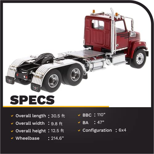 Modelo a escala Diecast Masters Western Star 4700 1:50 miniatura 2
