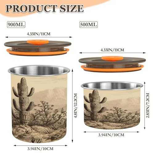 Envase hermético acero inoxidable para café 500ml miniatura 2