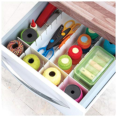 Organizador de Gavetas Médio, 30cm, Branco, Arthi