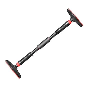 Amazon | 懸垂バー ポータブルスチール水平バー、95-125cm/37.4