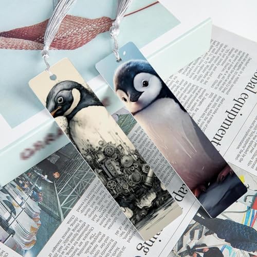 6 marque-pages pingouin à offrir en cadeau à un lecteur - 4