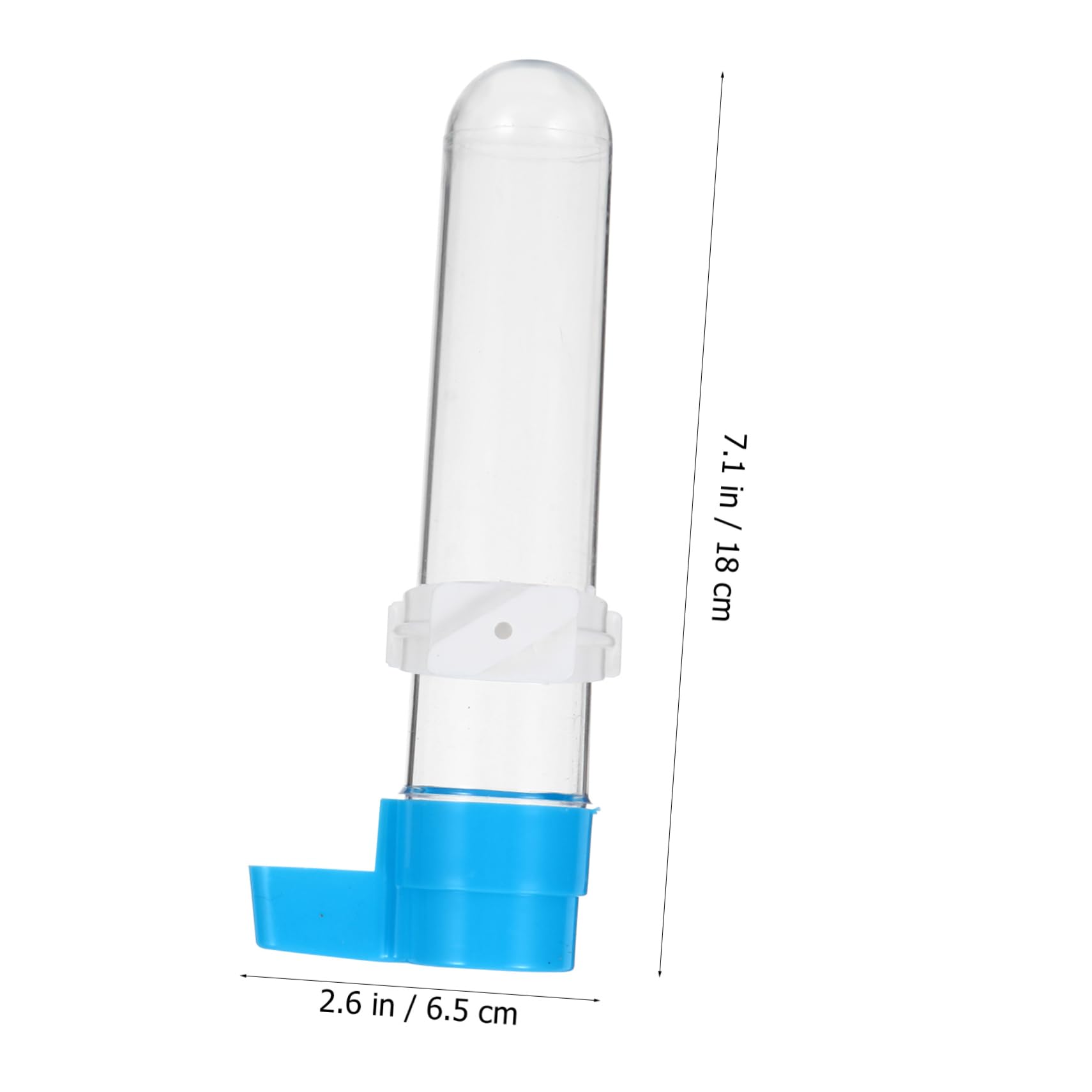 Toddmomy 10piezas Bebedero Automático para Pájaros De Botella Plástica para Alimentación De Dispositivo De Agua para Aves Accesorios De Jaula para Periquitos y