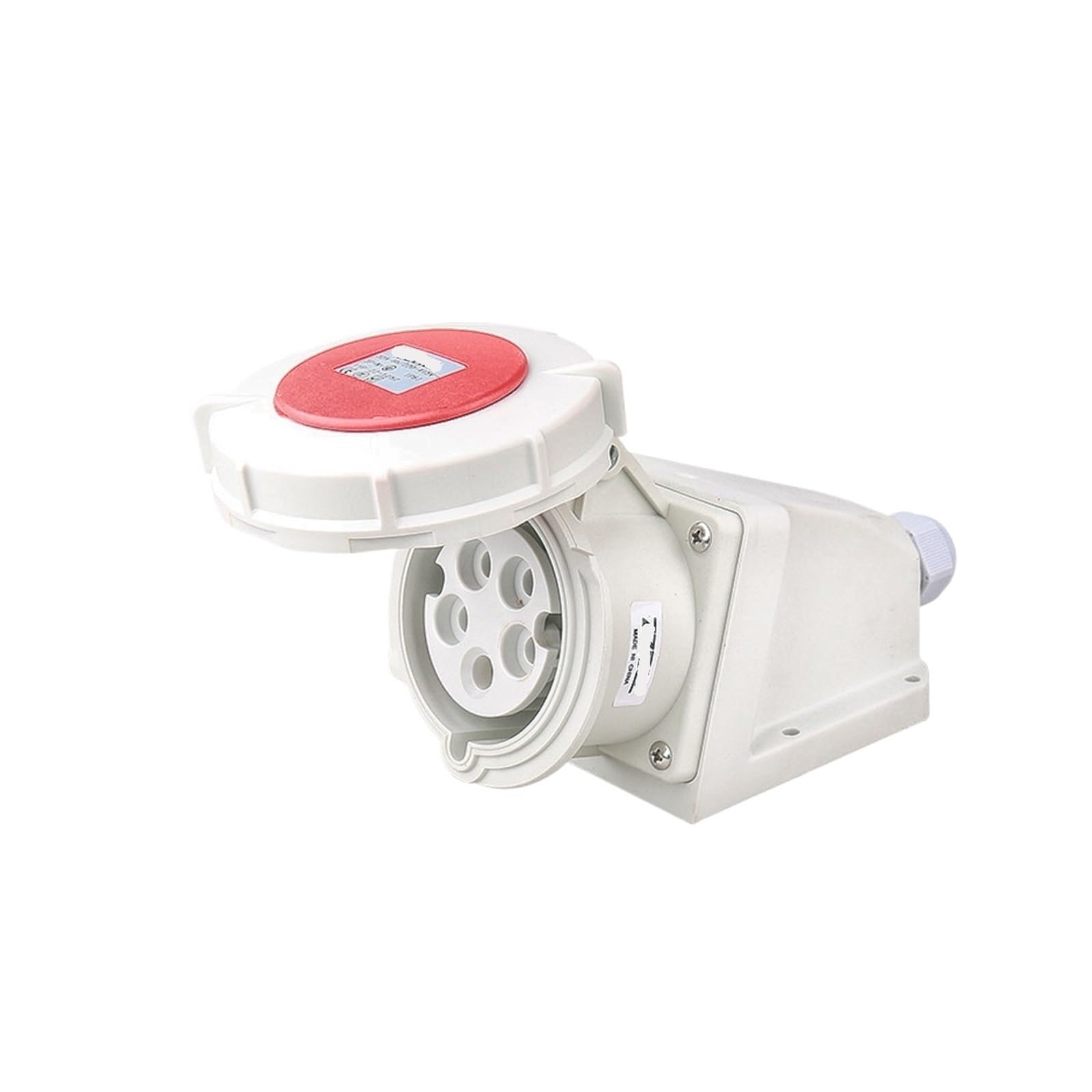 MUYTQAERG Outdoor dustproof and Waterproof Industrial and Socket 3-core 4-core 5-core 16A/32A IP67(5 core 16A surface mounted)
