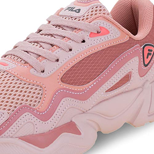 Tênis Interceptor, Fila, Feminino, Rosa/Preto/Salmão, 36