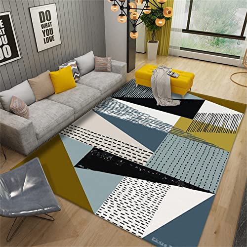 Tapis de sol bébé 180x280cm multicolore et géométrique pour le salon - 2