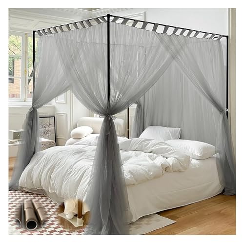 Cama con Dosel Madera Matrimonio Marca Generic