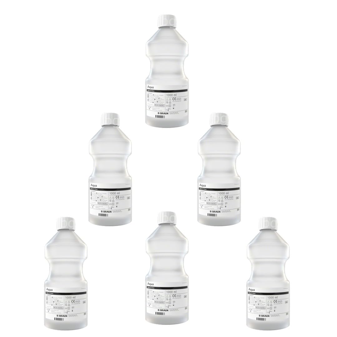 B. Braun Aqua Ecotainer® Topische Spüllösung 6 x 1000 ml | Karton (6 Flaschen)