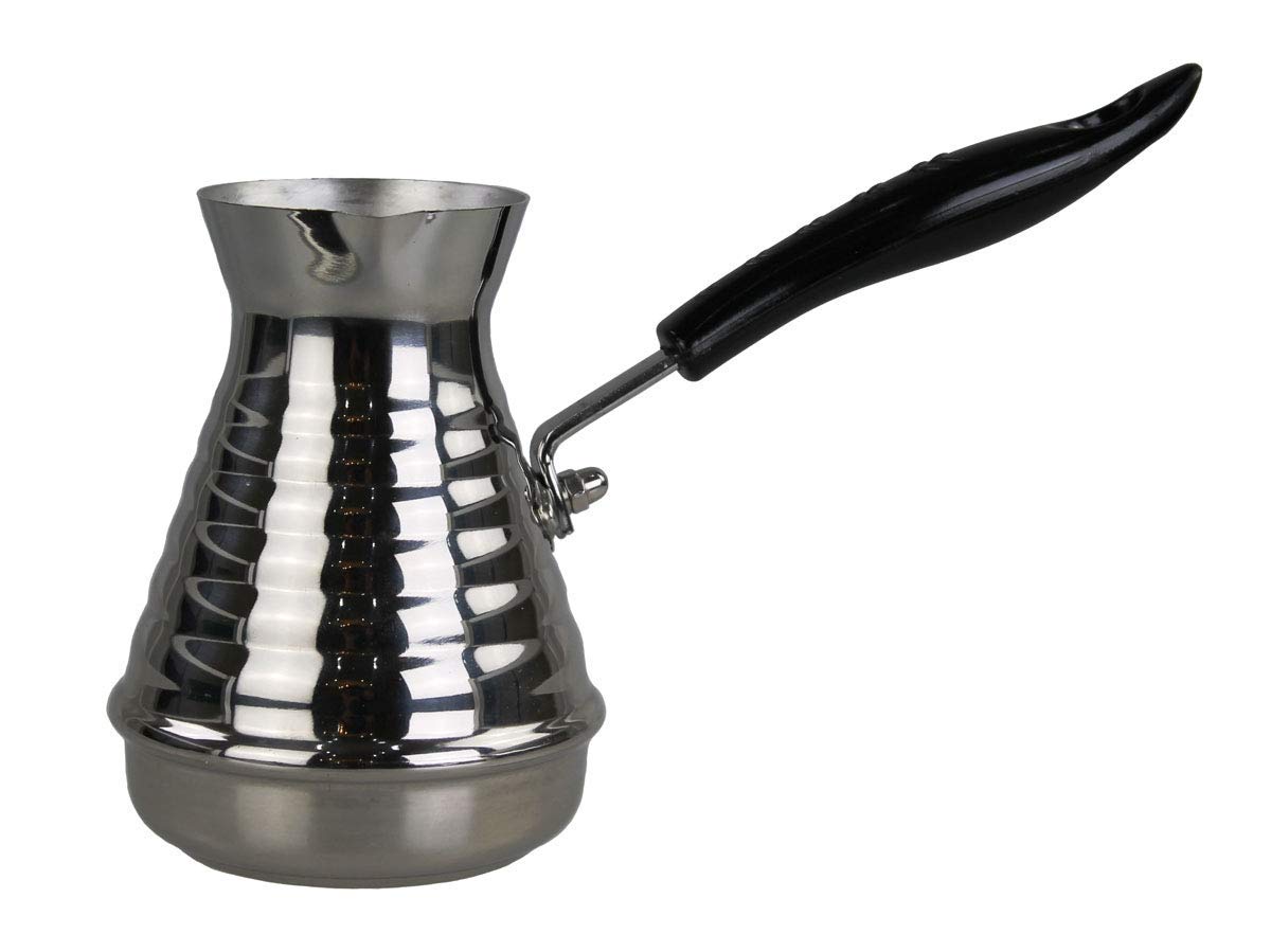 GMMH Turkish Coffee Maker Mocha Pot Espresso Maker Cezve Dzhesva Stainless Steel 1 mm (850 ml)