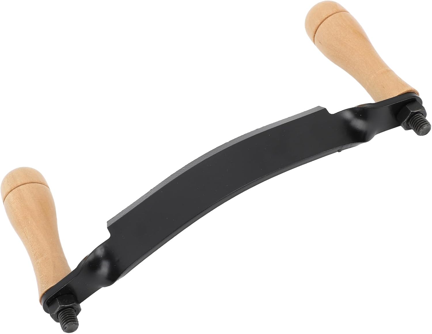 10 in Draw Knife, Felled Draw Shave Tool, Efficient Comfortable Grip Tree Bark Peeler Tool for Woodworking, Bark Removal Tool (Curved Type)