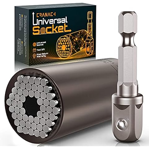 Stocking Stuffers Super Universal Socket - Tools Gifts for Men Women Grip Socket with Power Drill Adapter Unscrew Any bolt Cool Gadgets for Men Car Guy Gift Ideas for Adults Dad Stuff Christmas Gifts Cover